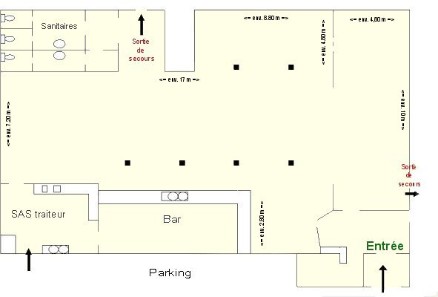 Plan salle polyvalente